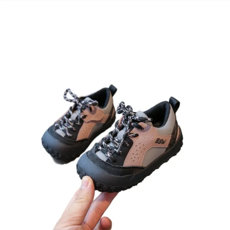 

Children's board shoes autumn new baby Baotou sports shoes boys girls Korean soft soled walking shoes baby casual shoes 23-31