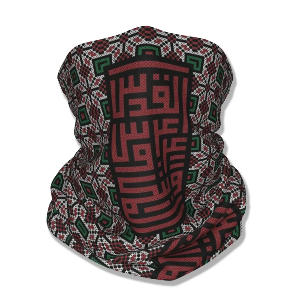 Palestinian Kufiya Hatta Traditional Keffiyeh Bandana Neck Gaiter Printed Palestine Arabic Mask Scarf Multi-use Headwear Unisex