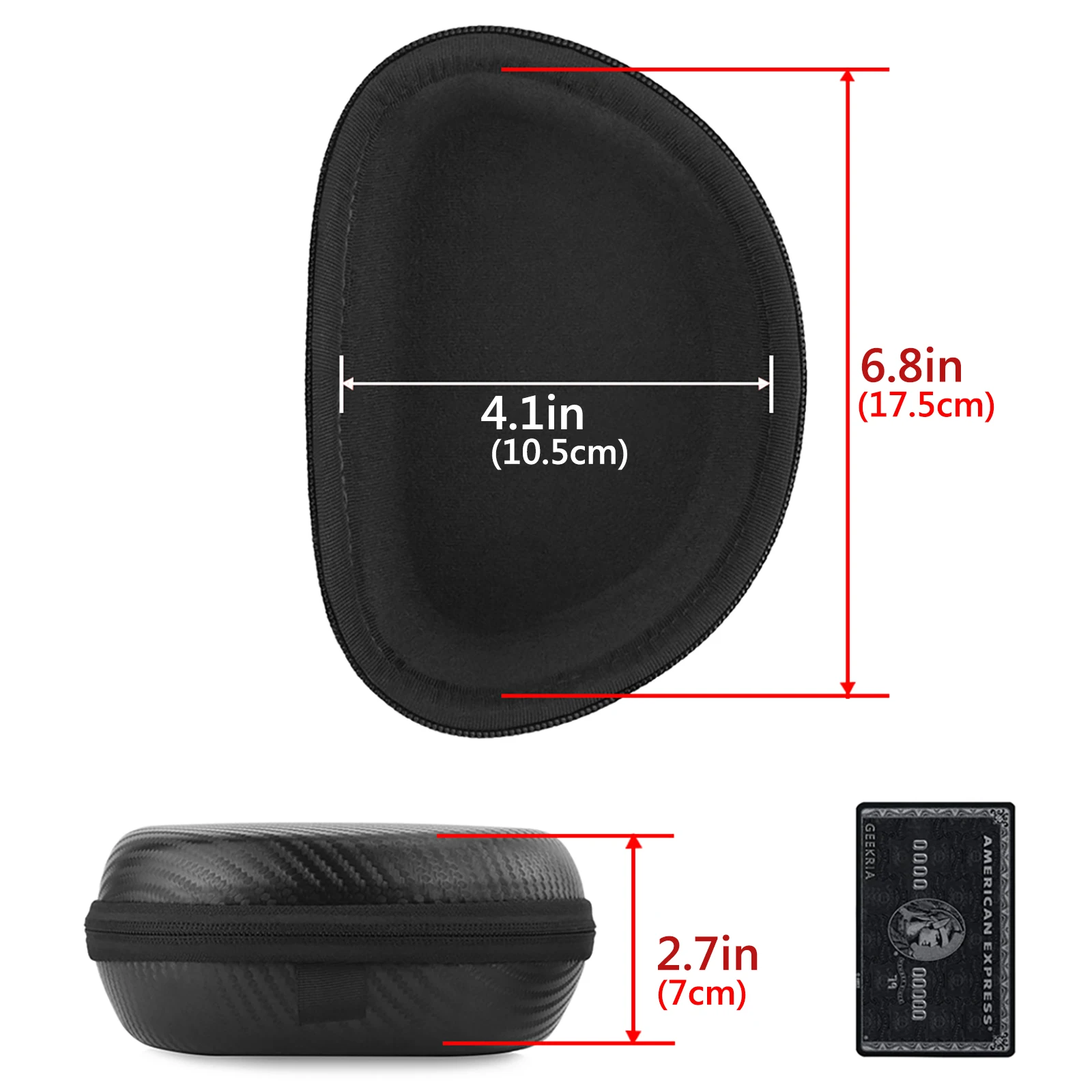 Capa para Auscultadores Geekria Shield, Compatível com Beats Studio Pro, Solo Pro, Solo3, Solo2