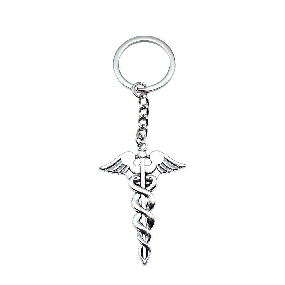 Men'S Keychain Thanksgiving Day Keychains 28Mm Ring Keychain For Phone Dragon Snake