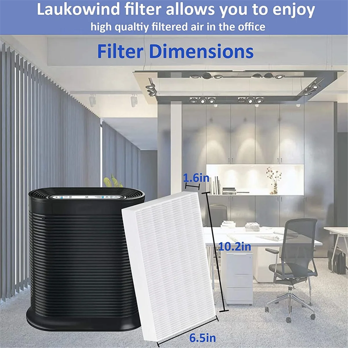 6PCS Replacement HEPA Filters R for HPA300 HPA200 HPA100 Air Purifiers Filter HPA300 HPA090 HPA250 Series