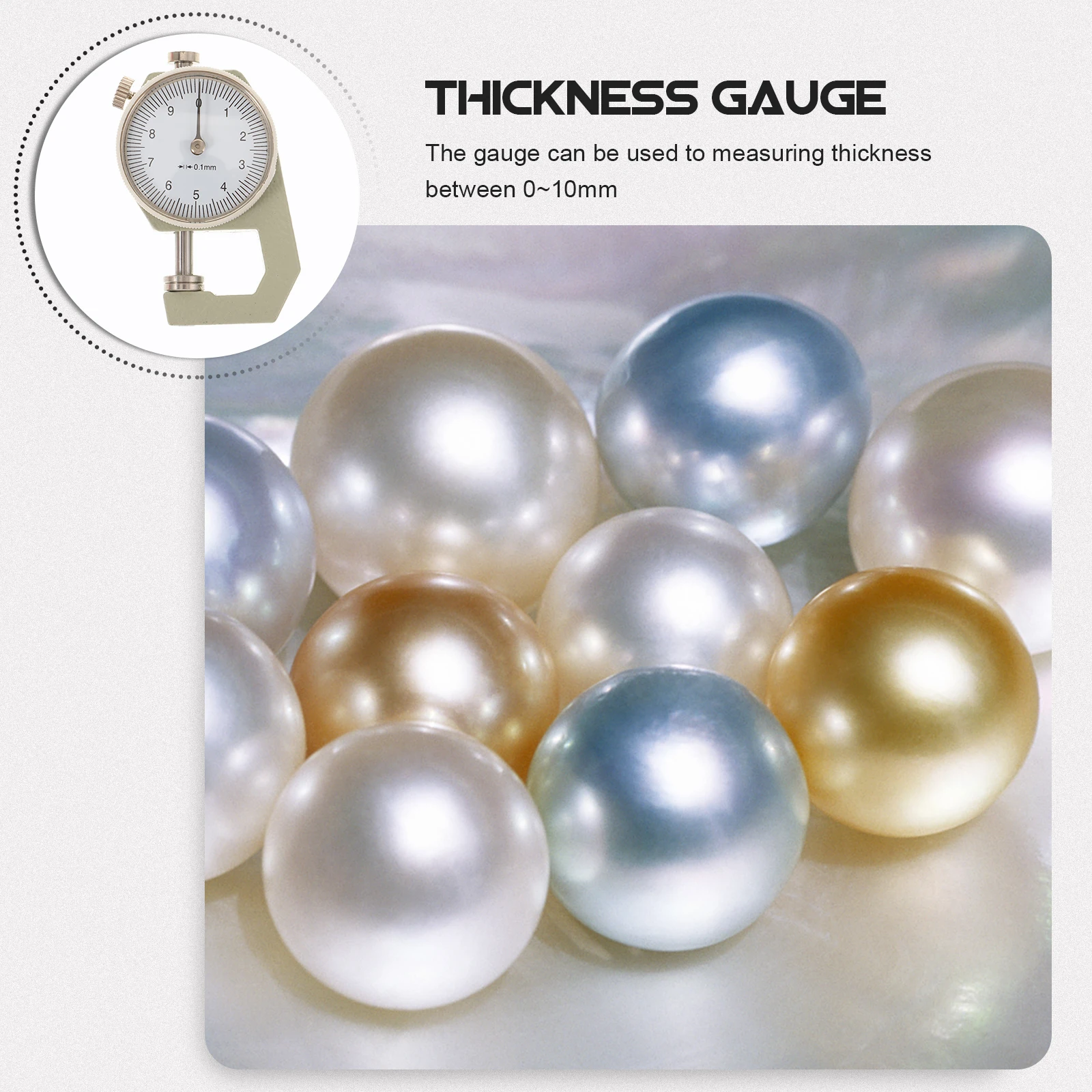 

Thickness Gauge Iron Material Portable Measuring Tool For Diy Craft Precision Measurement Depth Instrument Gauge