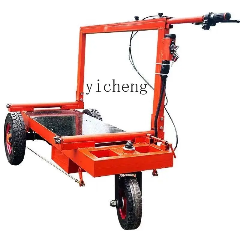 FY electric hand push pull trolley pull tile flatbed truck pull door panel wall panel folding truck