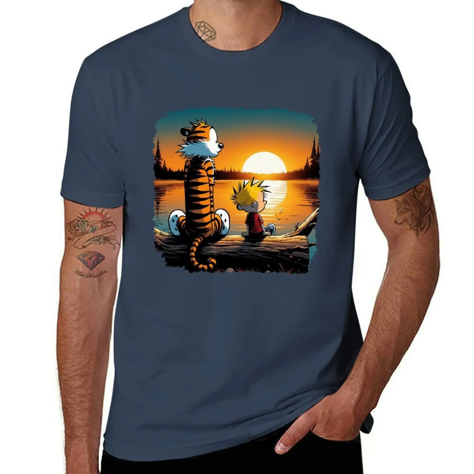 

and sunset Hobbs Calvin T-Shirt Work Casual Loose Fit T-Shirt
