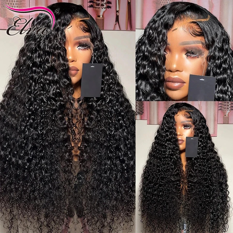 

Wear Go Glueless Wig Water Wave 13x6 HD Lace Frontal Wig Human Hair Pre Plucked Transparent HD 360 Full Lace Front Wig Long Hair