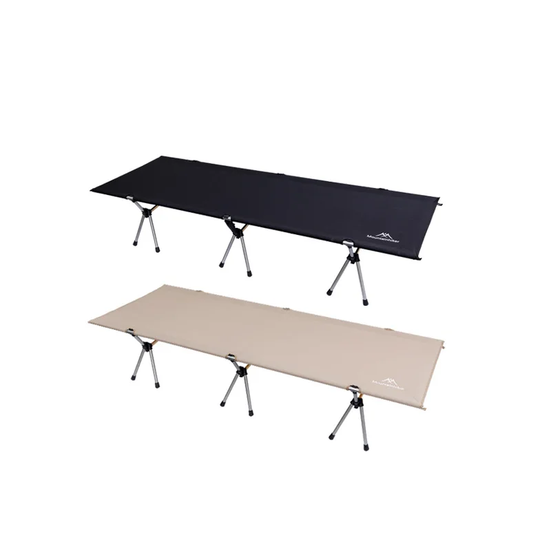 Kutuo Outdoor Products Aluminum Alloy Bracket Portable Oxford Cloth Camp Bed Removable Camping Bed