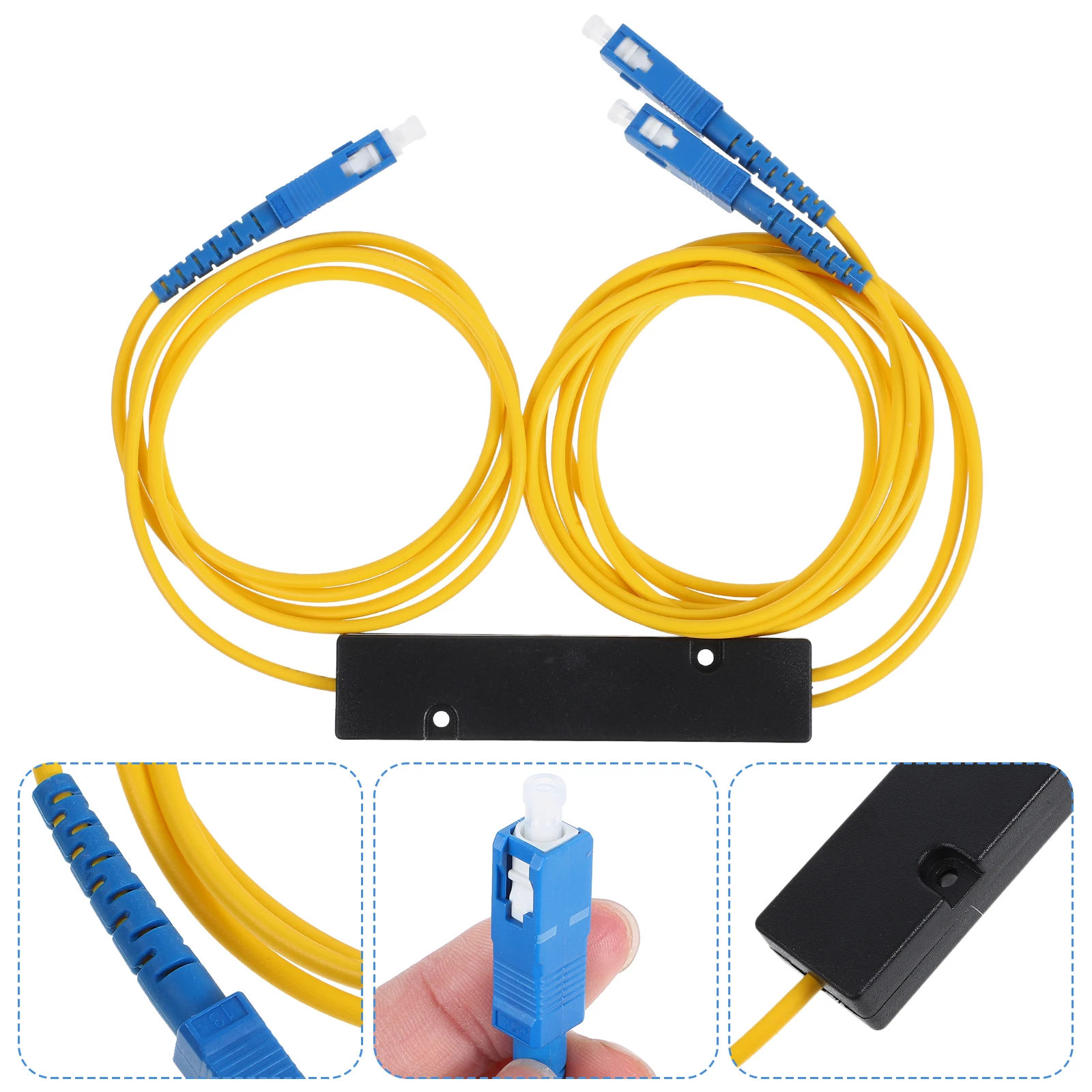 

Fiber Splitter Fused Optical Fusion Splicer Connectors Digital Cable Adapter Kit Coupler