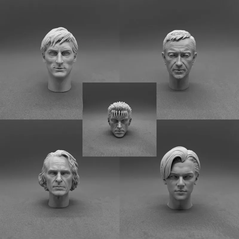 

1/6 Scale Resin Diecast Head Sculpture Model Film Characters Head Carving Fit 12'' Action Figure Unassembled Unpainted