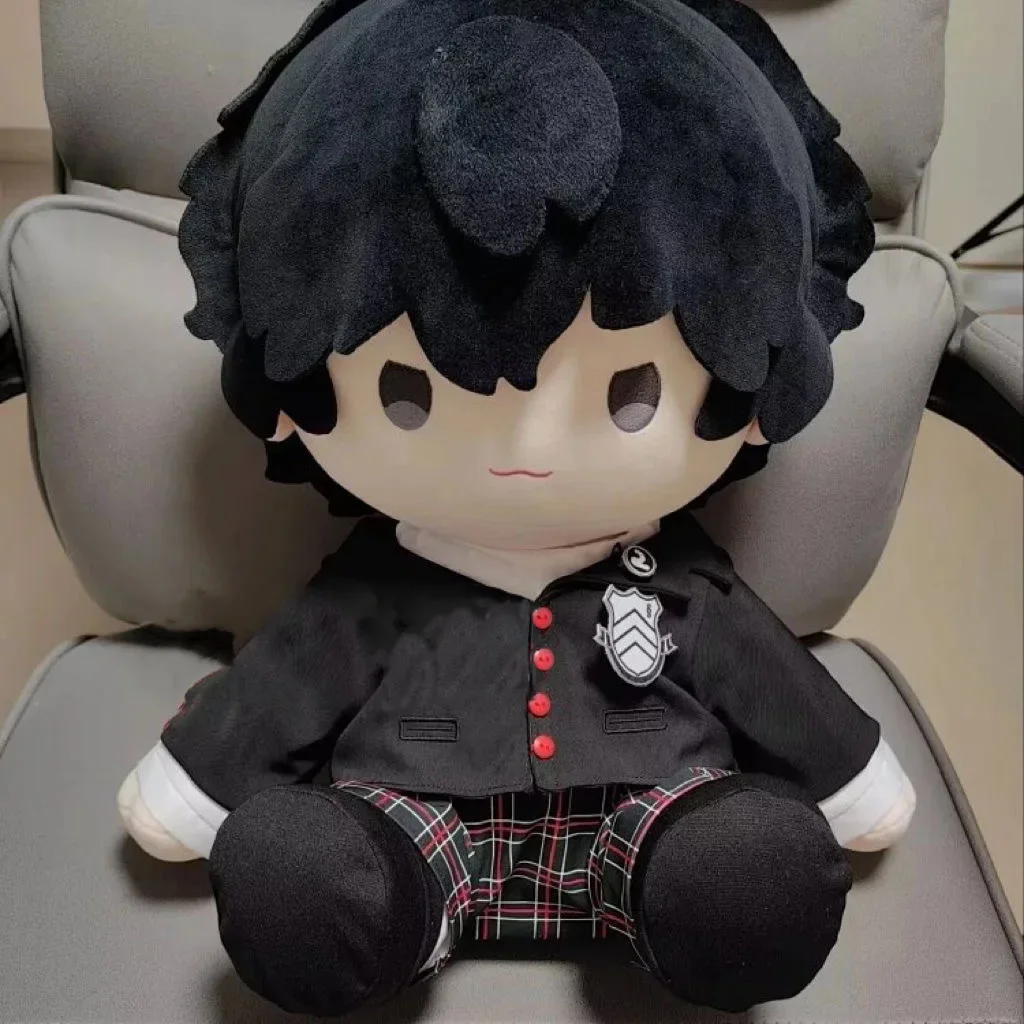 40CM Anime Amamiya Ren Attributes Cosplay Soft Plush Doll Body Dress Up Stuffed Toys Sitting Posture Figures PillowGift