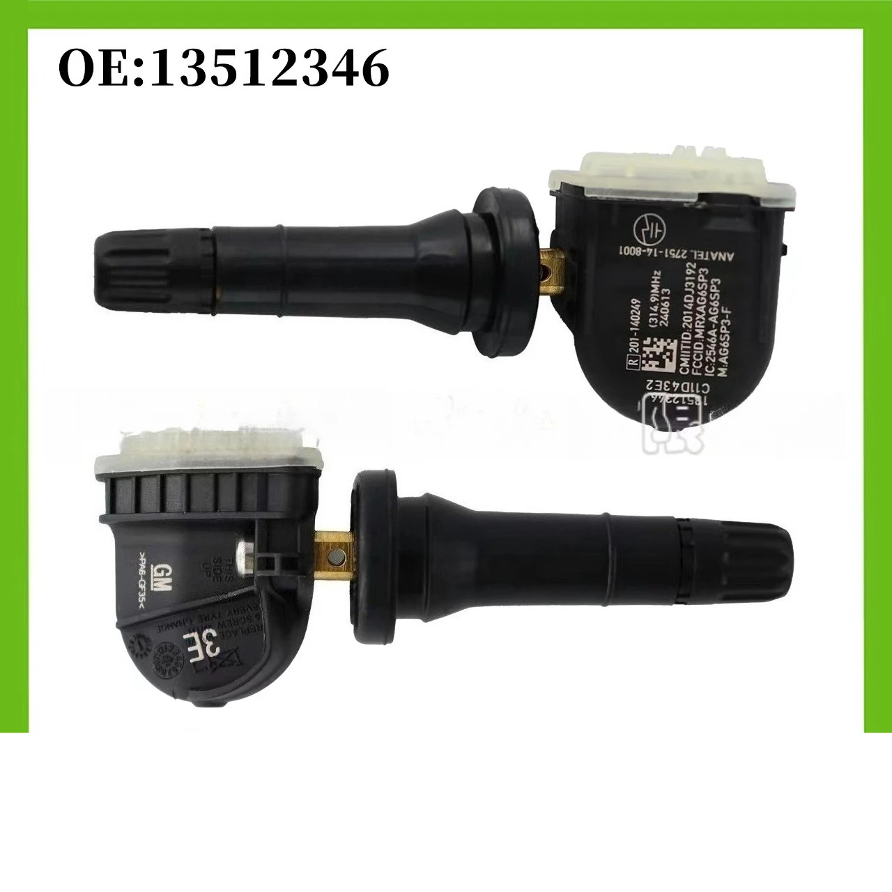 

13512346 1/4pcs TPMS Tire Pressure Monitor Sensor for Chevrolet GMC For 2020 2021 2022 COLORADO CANYON