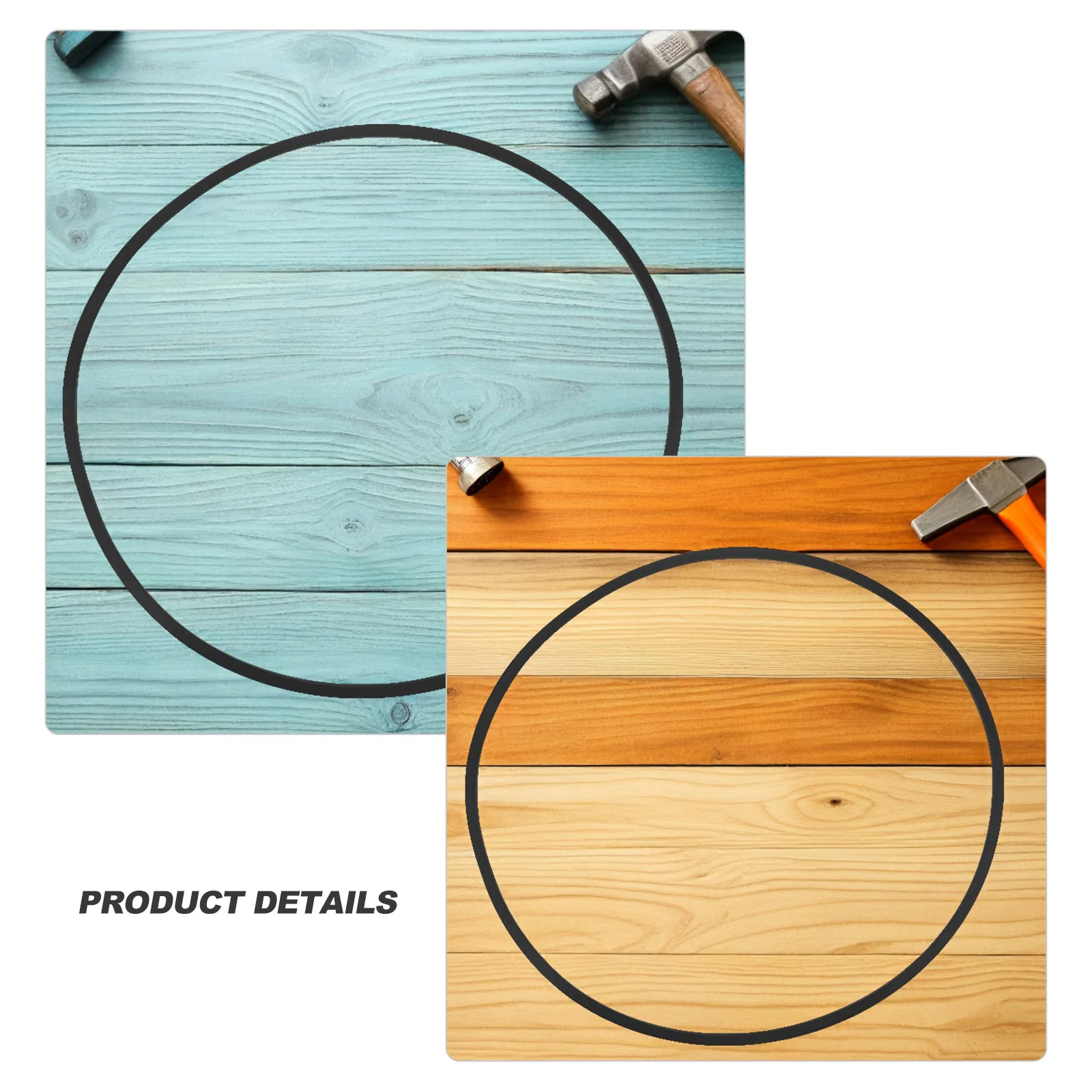 2Pcs Rubber Chassis Bar Stool Base Nylon Round Gasket Floor Protection Non-Slip Chair Foot Cover Furniture Part