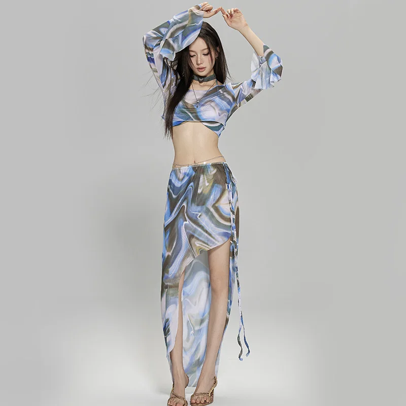 

One Piece Women'S Swimsuit Korean 2025 Set Sunscreen Swimwear Beach Wear Swimming Pool Bath Bathing Suit Beachwear Sexy Fashion