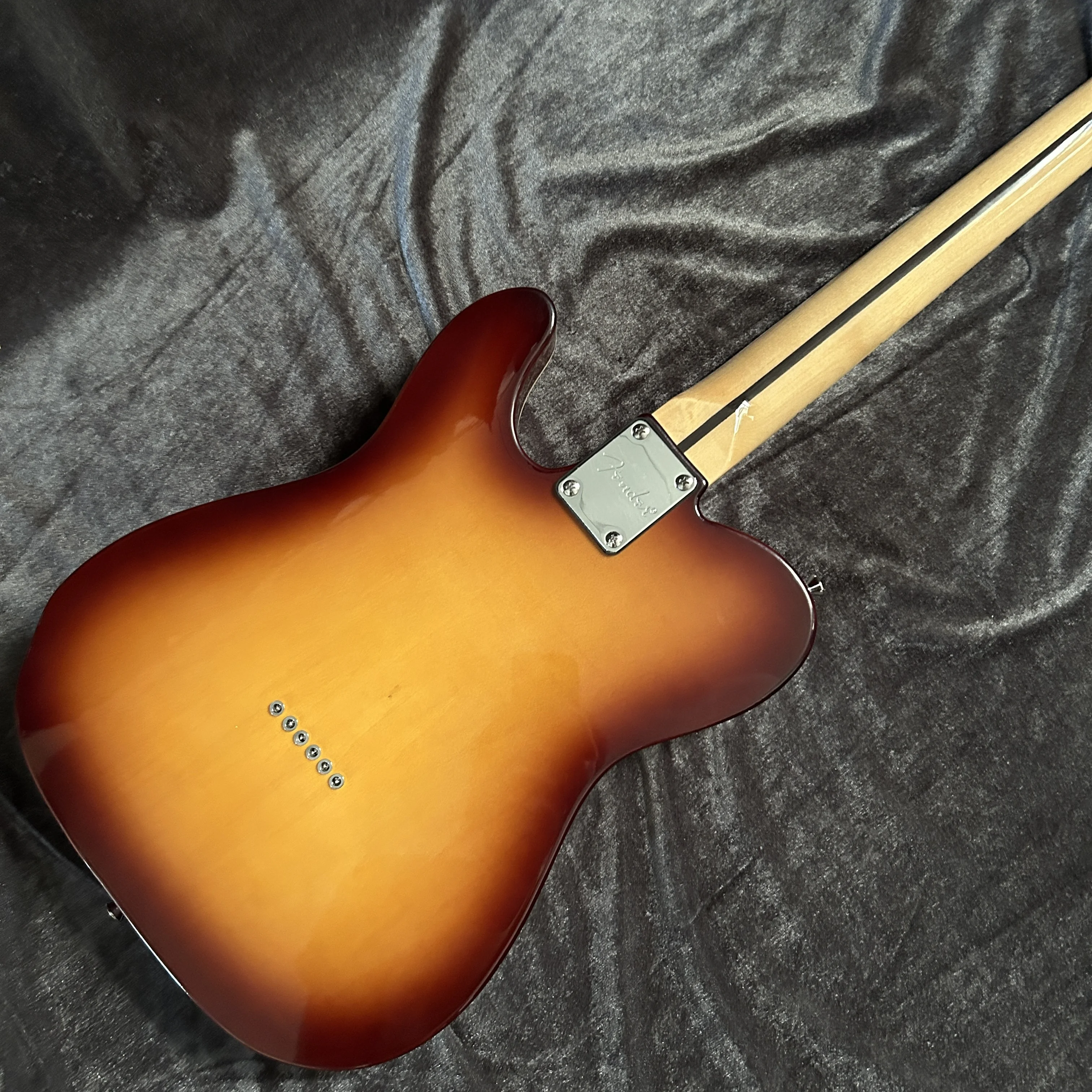 TL Electric Guitars Vintage Sunburst Version Mahogany Body Single Binding Maple Fingerboard