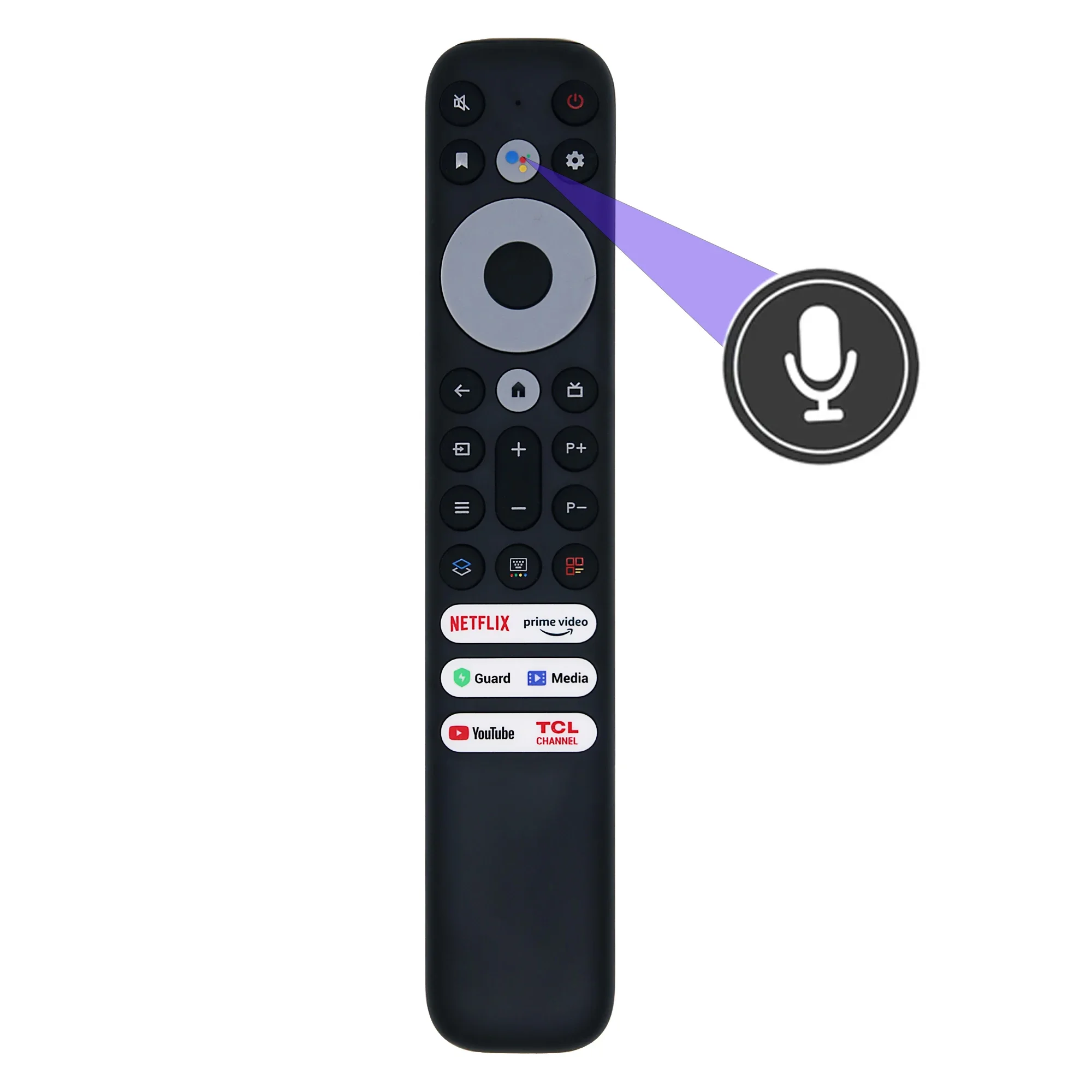 

RC902V FMR1 FMR4 Voice TV Remote Control Suitable for TCL 8K Qled Smart TV 50P725G 55C728 75C728 X925PRO 65X925 IFFALCON 75H720