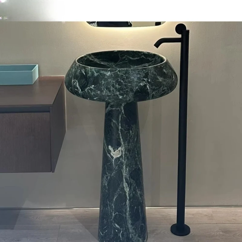 

Natural Alps Cape Verde Marble Slabs Tiles Premium Italian Green White Veined Stone Bathroom Kitchen Sink Container Basin