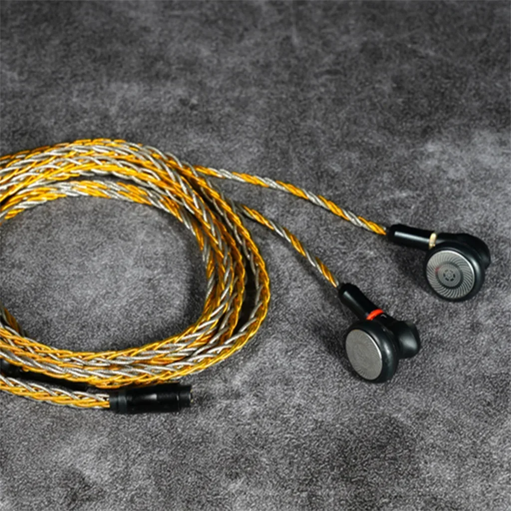 Лидер продаж Yincrow RW-4000 RW4000 HiFi плоская гарнитура наушники 15 мм динамический драйвер вкладыши со съемным кабелем MMCX 3-в-1 B