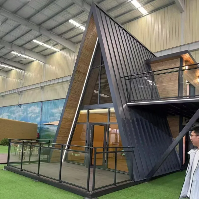 Durable Light Steel Prefab Buildings, Contemporary Design for Family Residences Complete Global Shipping Service Customized