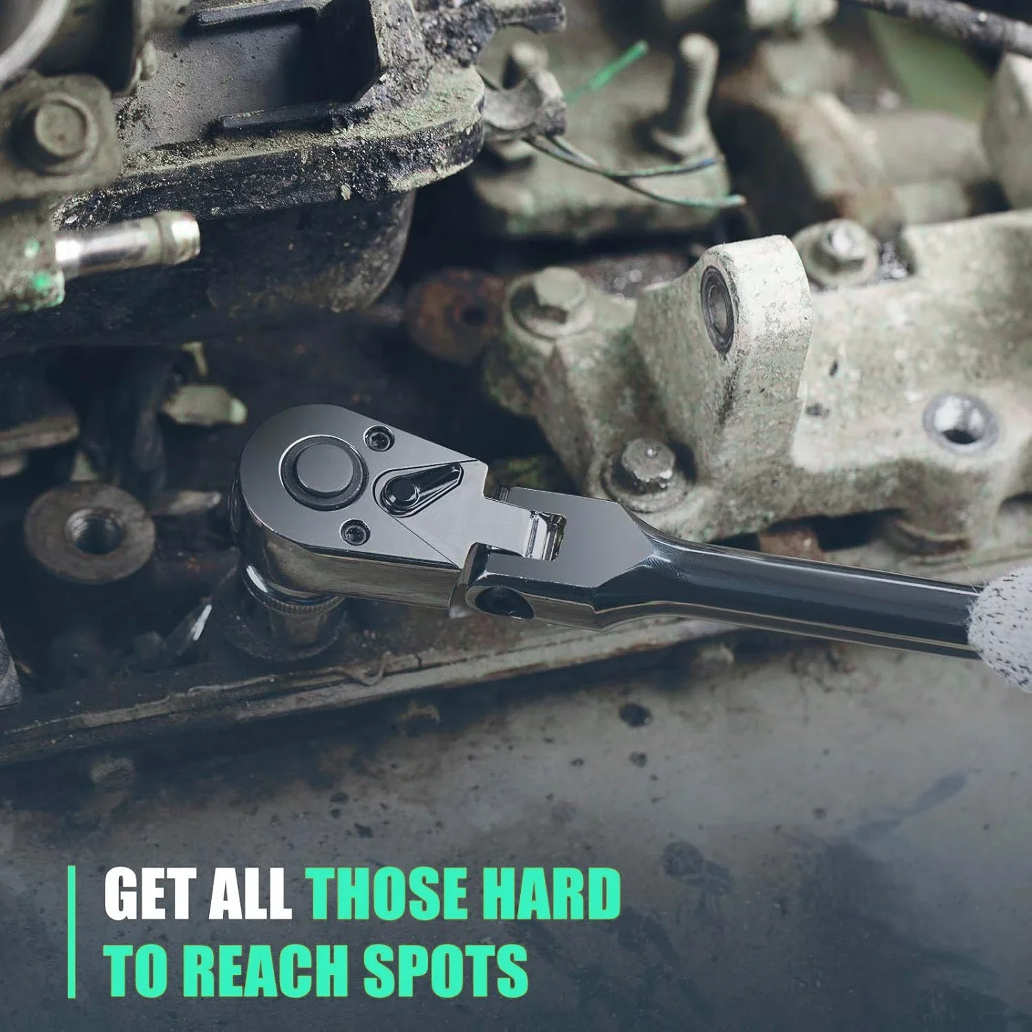 

Flexible 72 tooth telescopic socket wrench, 1/4, 3/8, 1/2 inch drive socket drive standard ratchet wrench,
