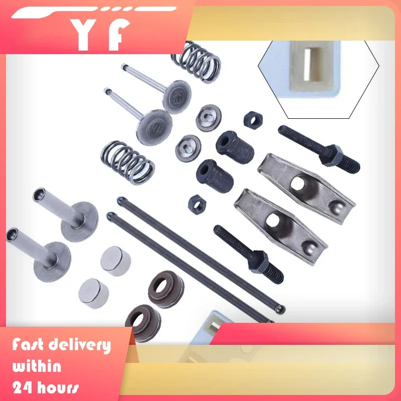 Engine Valve Push Rod Kit For Gx390 For Gx240 For Gx420 188F 190 13HP 15 5-6kw Engine Valve Push Rod Spare Kit For Gx390 Gx240