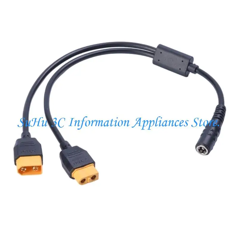 DC5521 to 60 Male/Female Power Cord for Battery Setup Use Small Project