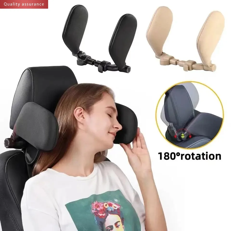 

Car Neck Headrest Pillow Cushion Car Seat Memory Foam Pad Sleep Side Head Telescopic Support on Cervical Spine for Adults Child