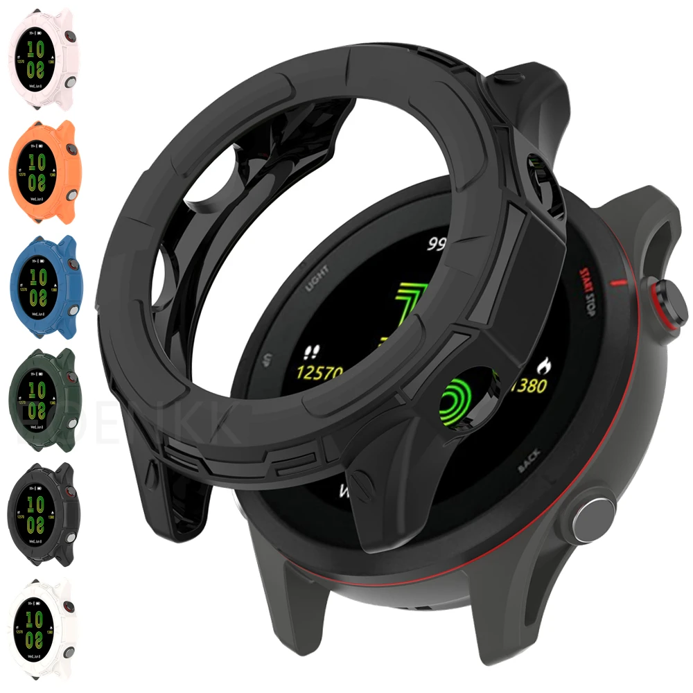 Etui ochronne TPU do smartwatcha Garmin Forerunner 255 255S 955, osłona ochronna, obudowa do Forerunner 265 265S 965, bumper