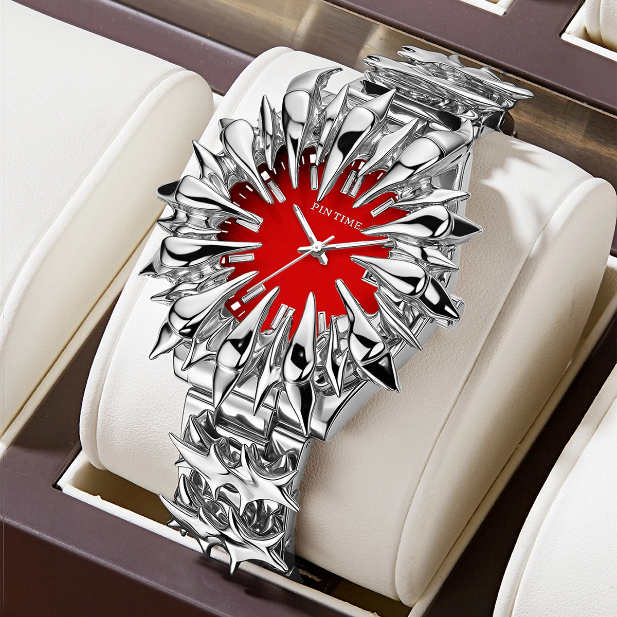 Original Heterosexual Claw Y2K Watch Quartz Watches European and American Irregular Dial Men Gift Hip-Hop Luxury Men Wristwatch