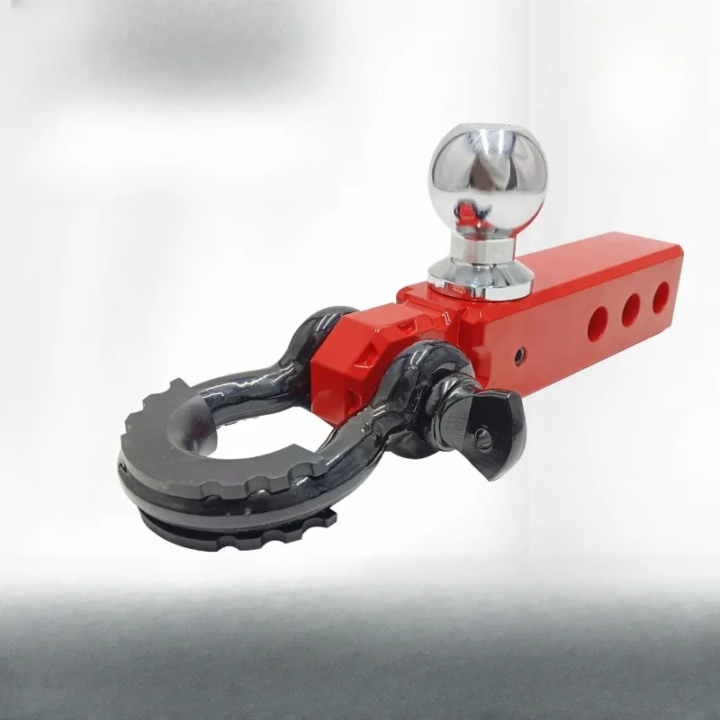 

Усиленный алюминиевый буксировочный крюк с прочным шаровым кольцом-шаклом для внедорожников, автодомов и прицепов