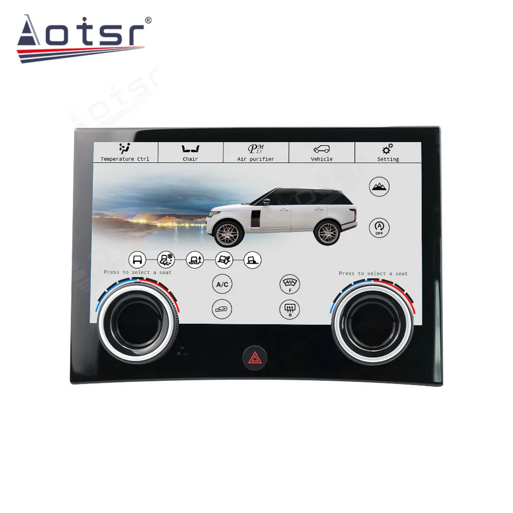 Car AC Panel For LandRover Range Rover Vogue L405 2013 2014 2015 2016 Air Conditioning Touch Screen Temperature Climate Board