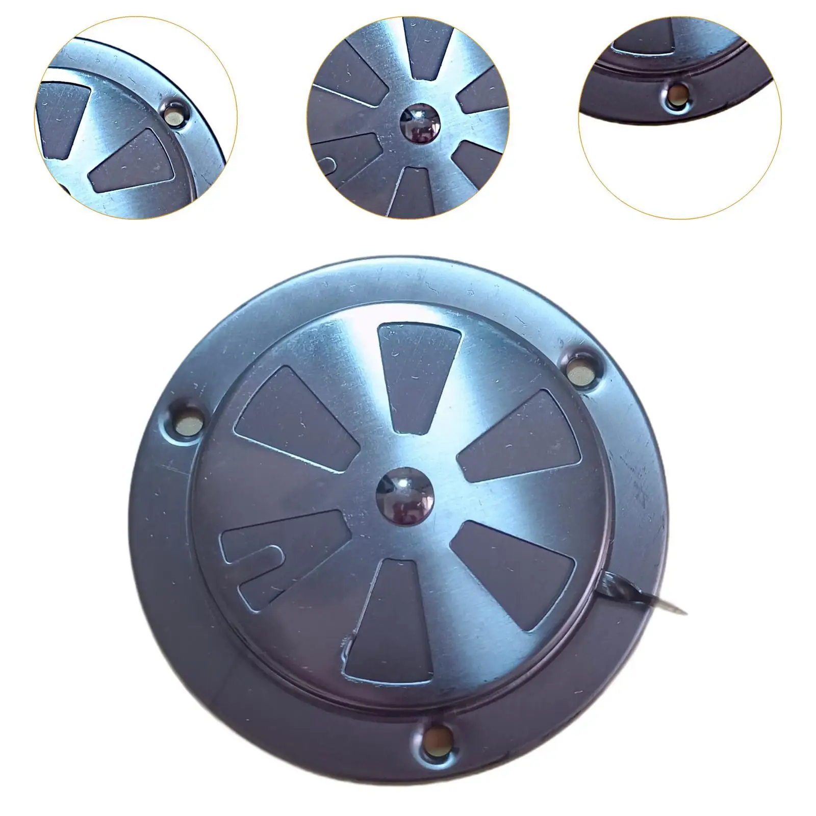 Stainless Steel Oven Exhaust Vent Cover BBQ Smoker Air Vent Adjustable Flow Damper Grille for Replacement Parts