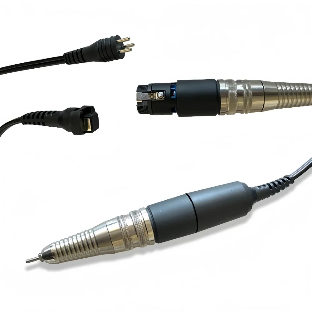 Electric Nail Drill Handpiece 3 Pin for Up200 UG12 Core Electric Manicure Pen 35000 RPM Nail Art Machine Pedicure Tools