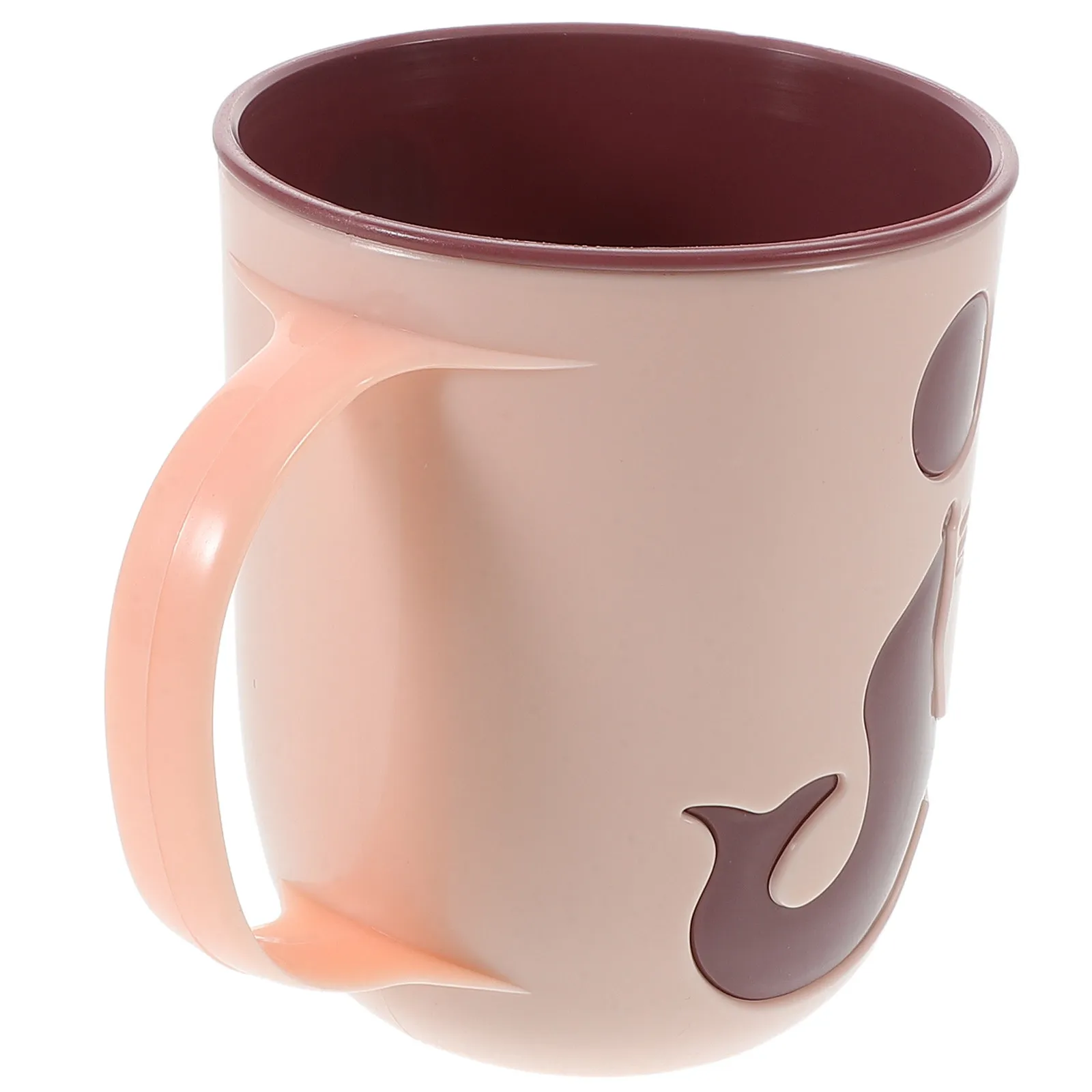 

Toothbrush Cup Cute Cartoon Dolphin Plastic Portable Rinsing Mouth Washing Brushing Cup Bathroom Travel Mug Toothbrush Cups
