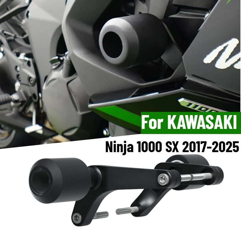 

Falling Protection For KAWASAKI Ninja 1000 SX 2017-2025 Motorcycle Side Protector Engine Frame Slider Fairing Guard Crash Pad