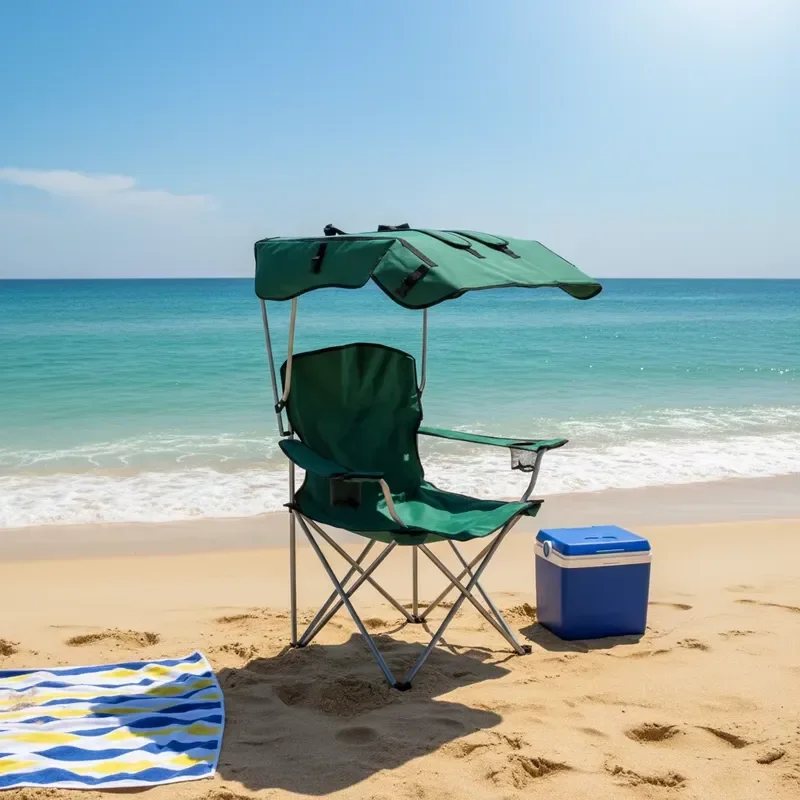 for Lightweight Comfortable Adjustable Umbrella Fishing Chair Outdoor Portable Folding Chair