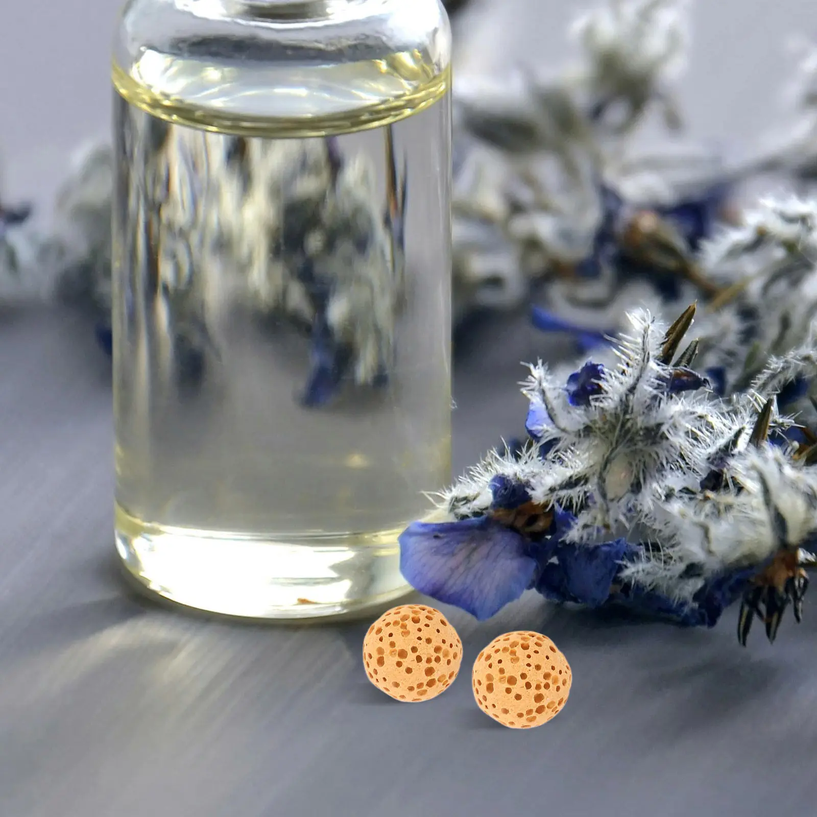 

50 шт. Камни из вулканической лавы для ароматизации, круглые, натуральные, для эфирных масел, для дома, автомобиля, офиса