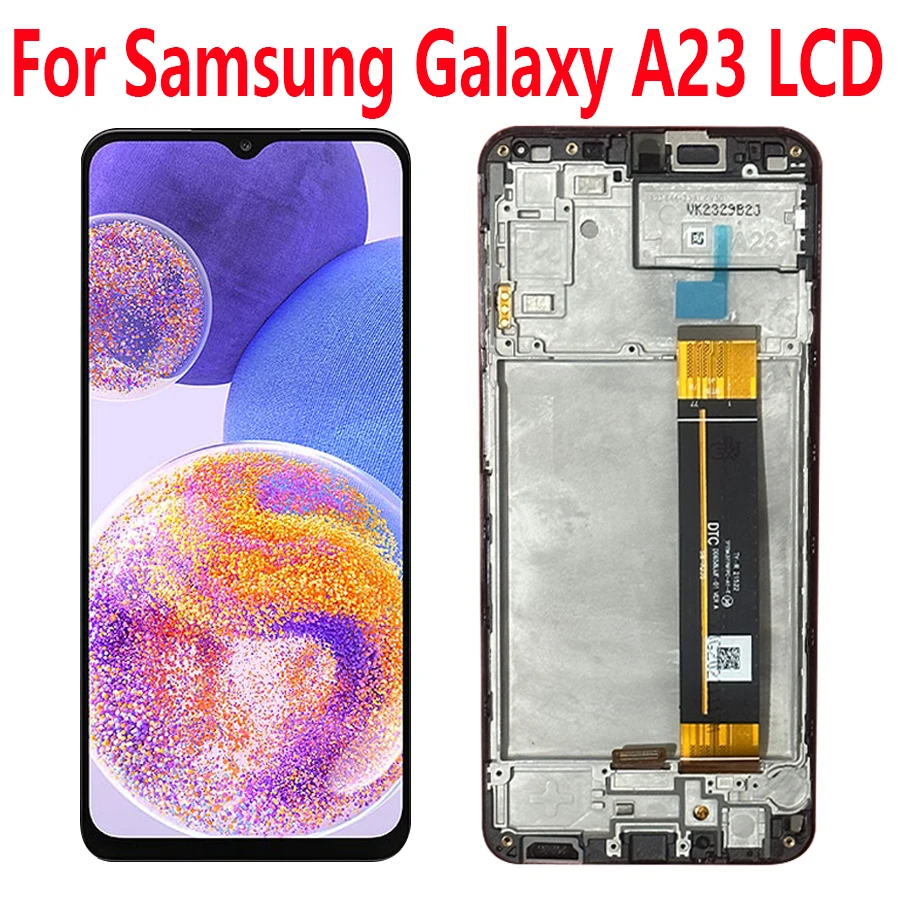

6.6'' For Samsung Galaxy A23 4G A235F LCD Display Screen Touch Panel Digitizer Replacement For Samsung Galaxy A23 5G A236F LCD
