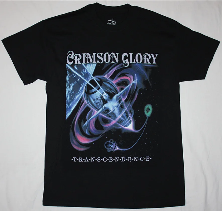 CRIMSON GLORY 1988 TRANSCENDENCE NEW BLACK T-SHIRT