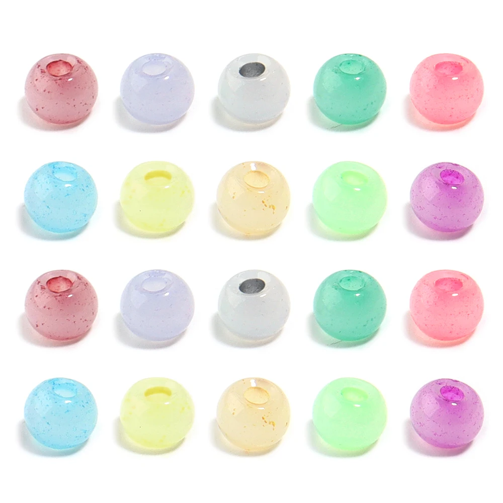 500pcs/lot 4mm Transparent Glass Beads Seed Spacer Beads Austria Crystal Round Beads For Kids Jewelry DIY Making Accessorie