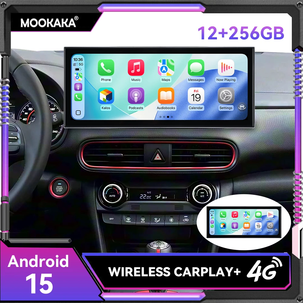 

15.8" Screen Car Radio GPS For Hyundai ENCINO 2018 2019 2020 CarPlay Android 15 Stereo Auto Multimedia Player HeadUnit DSP Navi