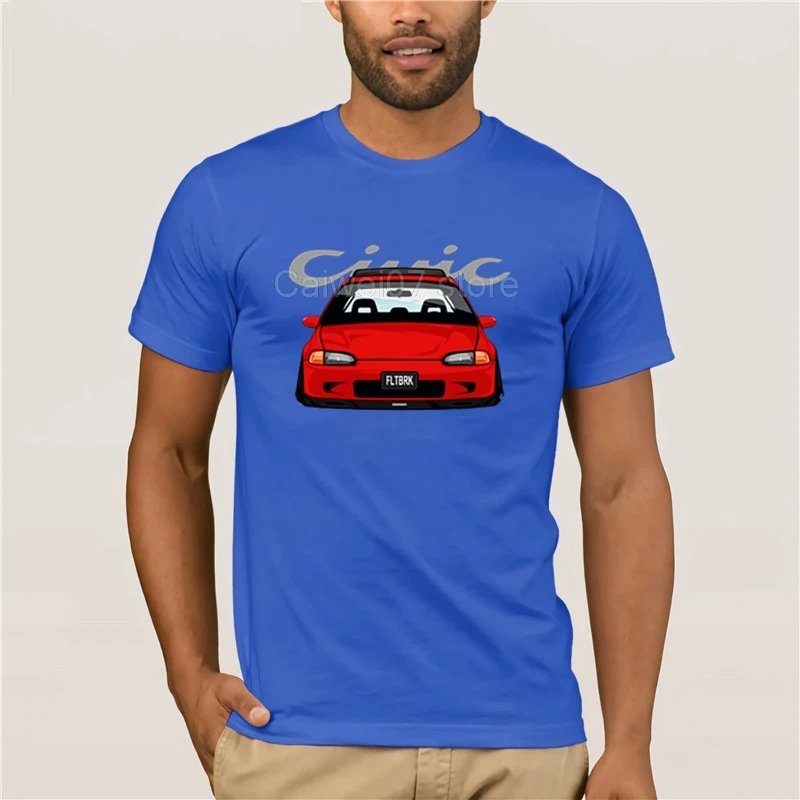 NEW T SHIRT CIVIC EG 1991 1995 FIFTH GENERATION CUSTOM cotton Base Shirt Mens High Quality.jpg