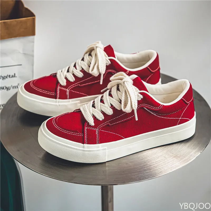 ربيع الخريف جديد طالب المنخفضة قطع تنفس حذاء قماش الرجال تنوعا مسطحة القاع عادية بسيطة مريحة مجلس الأحذية