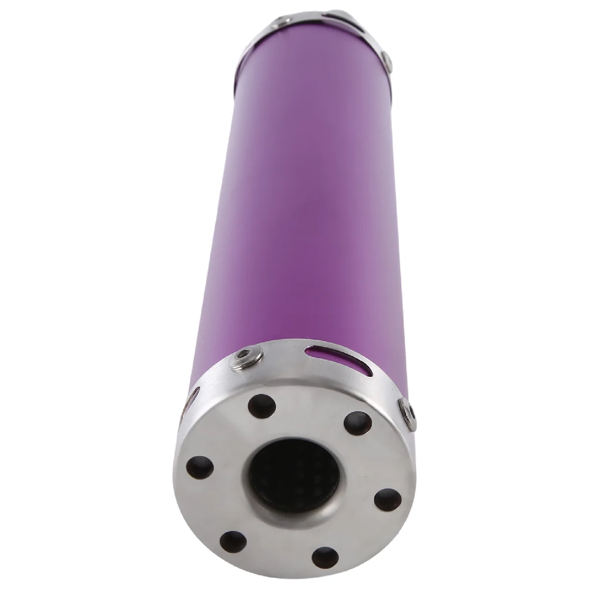 

X59A_Tail Throat Exhaust Pipe Muffler Bend Tail Pipe Motorcycle Supplies Purple