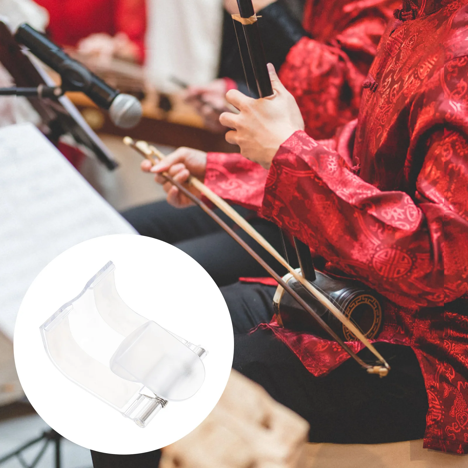 

1Pcs Erhu Waist Support Durable Adjustable Practical Lumbar Performance Stand Solid Portable Holder White Erhu Stand