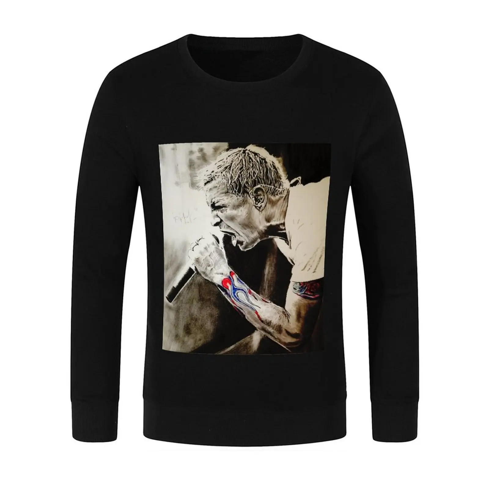 Quand vient mon Tempo تي شيرت كلاسيكي البلوز الرجال ملابس الخريف الخريف أنيمي الملابس الرجال معطف الرجال البلوز #2