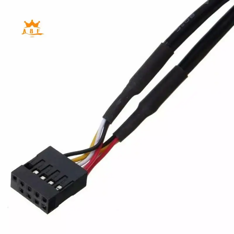 A08E-Motherboard Usb 9Pin Header 1 To 4 Splitter Port Multiplier 30Cm Extension Cable