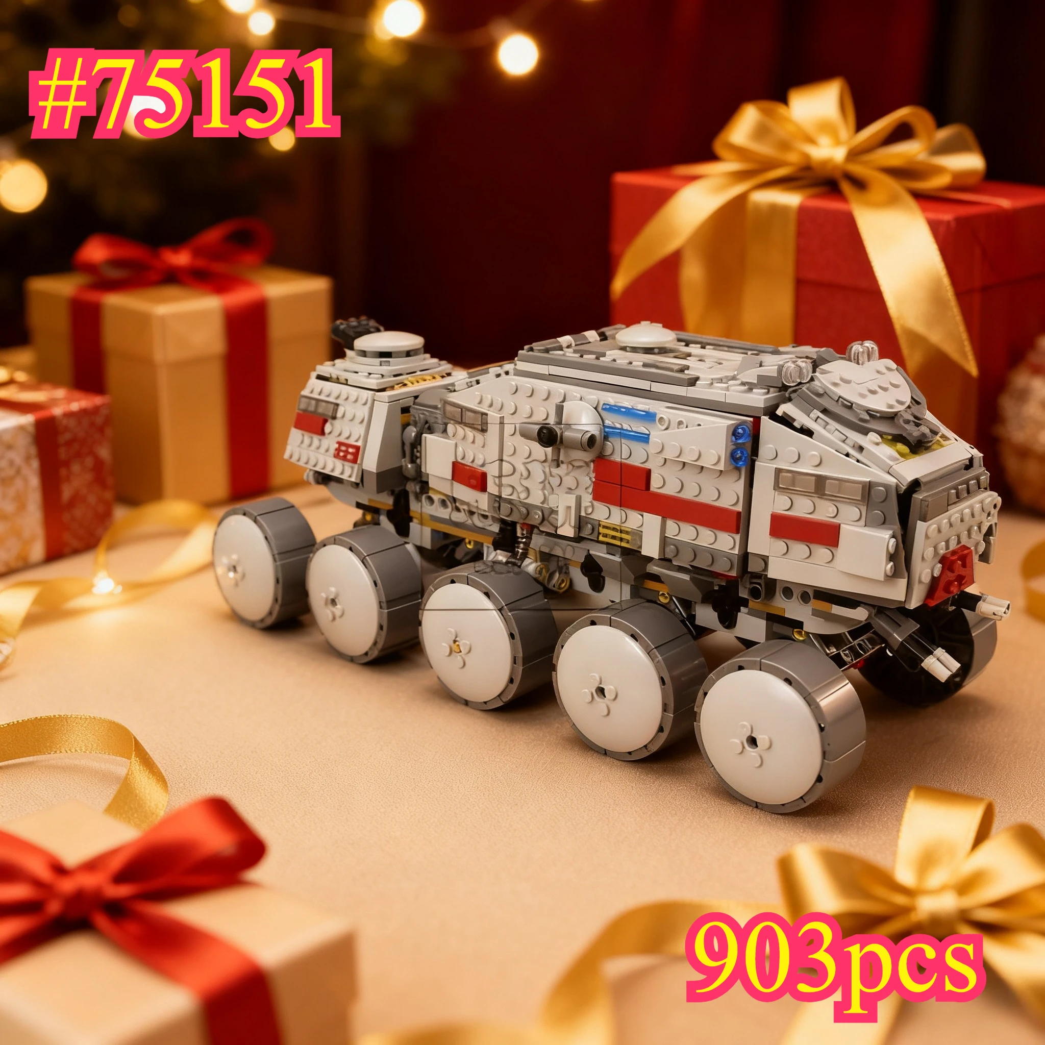 Tanks on The Battlefield 75151 Building Blocks Sets Compatible with Legoed Particles Suitable for Christmas Gifts 903pcs