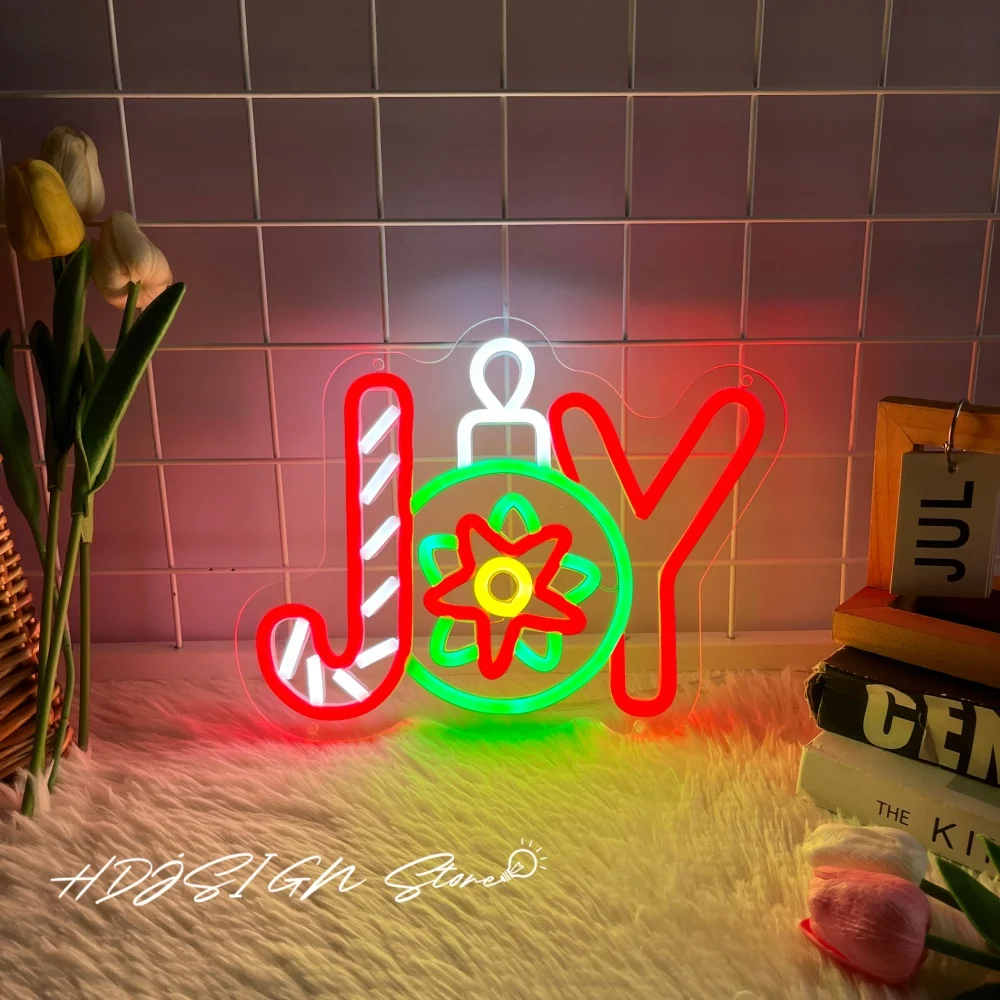Joy Christmas Neon … - image