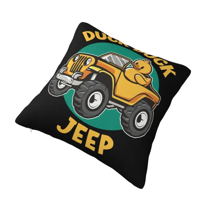 Custom Luxury Duck Duck Jeeps Cushion Cover for Sofa Polyester Throw Pillow Case