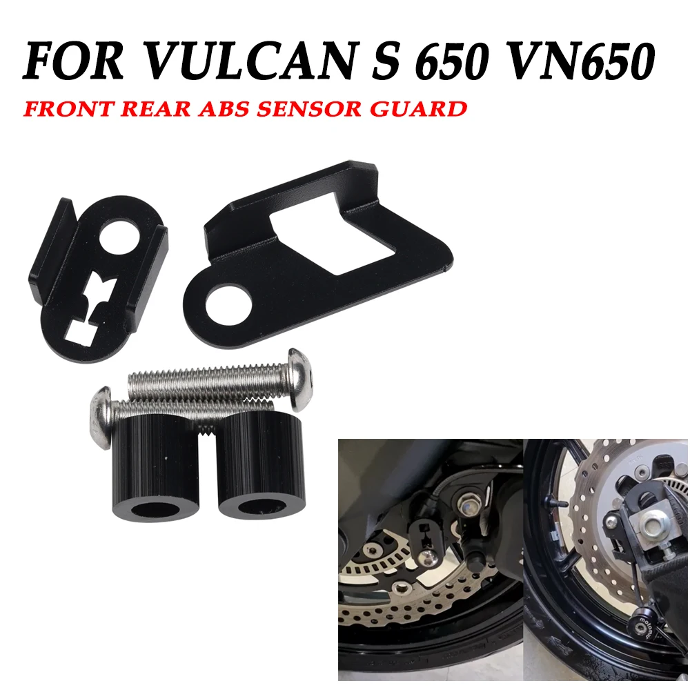 Motorcycle Front & Rear ABS Sensor Guard Cover For Kawasaki Vulcan S VN650 VN 650 2015-2023 Versys 650 KLE650 2007-2022 2023