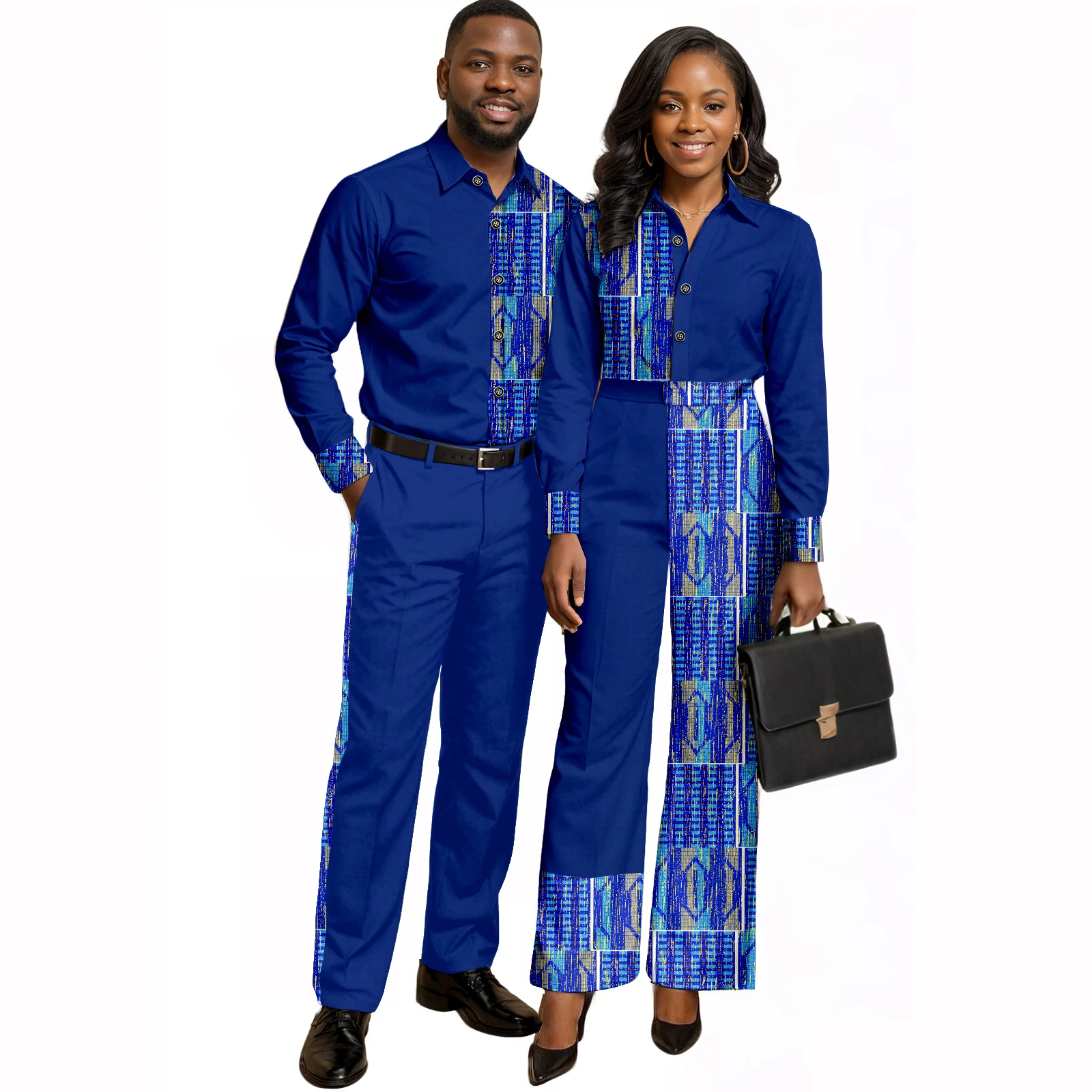 

Африканский наряд для пар, одинаковые комплекты, женские наряды Анкара или мужской костюм Dashiki, рубашка и брюки